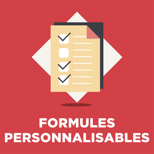 Formules personnalisables